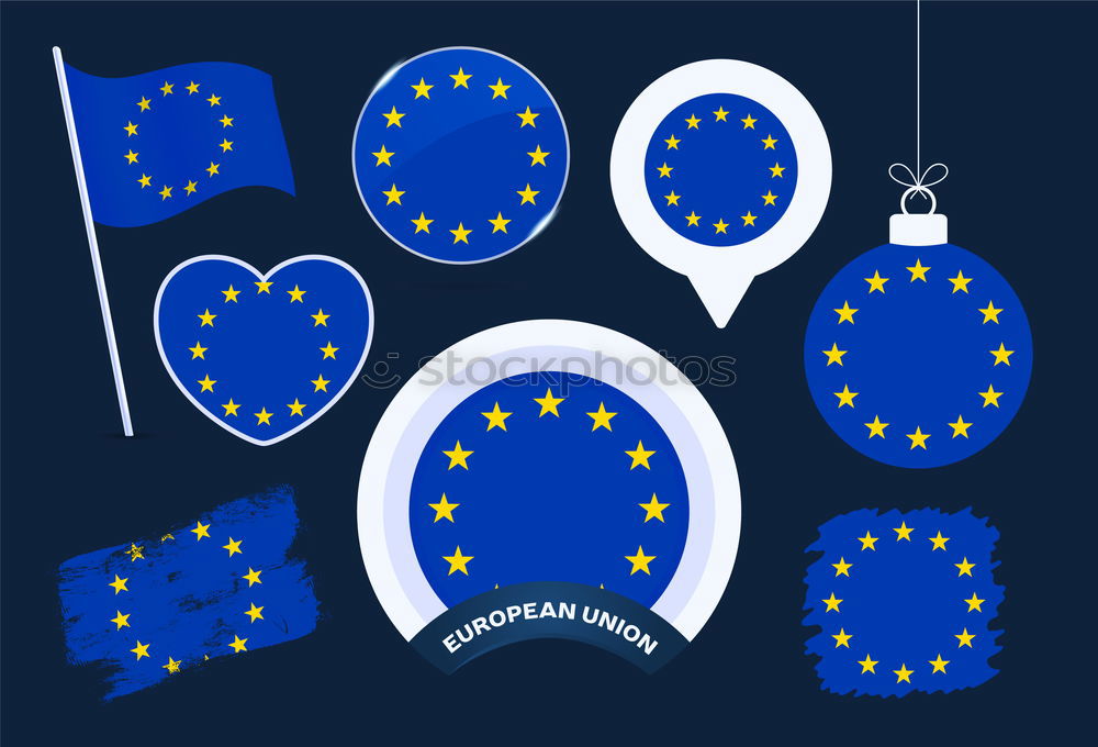 Similar – Image, Stock Photo I like europe. Economy