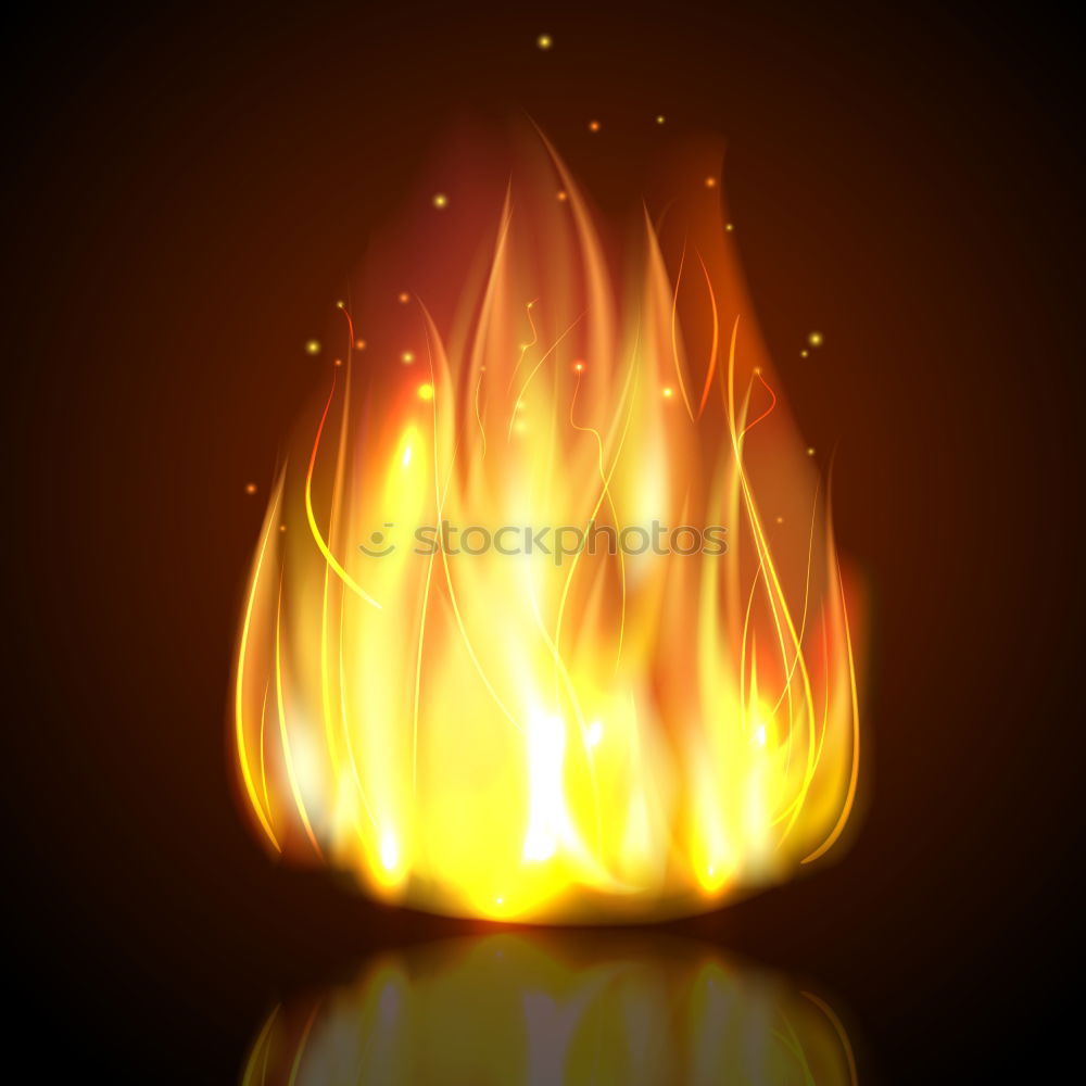 Similar – Image, Stock Photo the yellow one. Fire