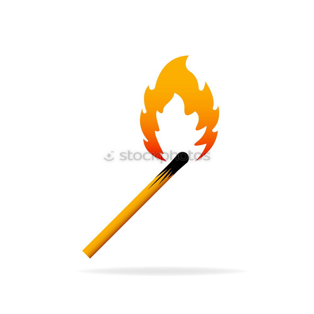 Similar – Image, Stock Photo Match with flame Sign