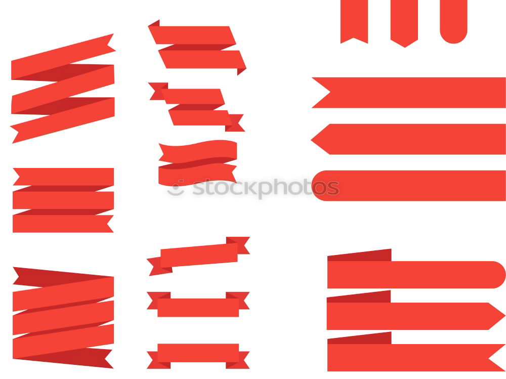 Image, Stock Photo All only facade Red White