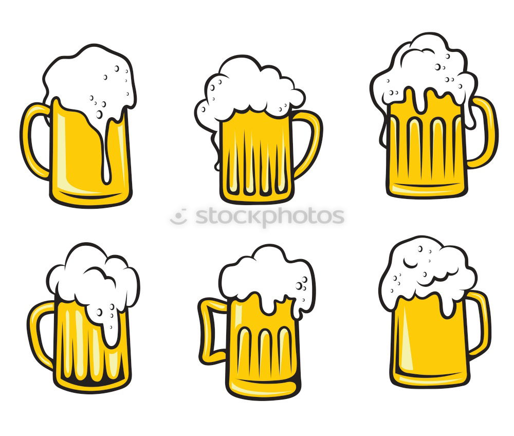 Similar – Image, Stock Photo Table set, two beers, please.