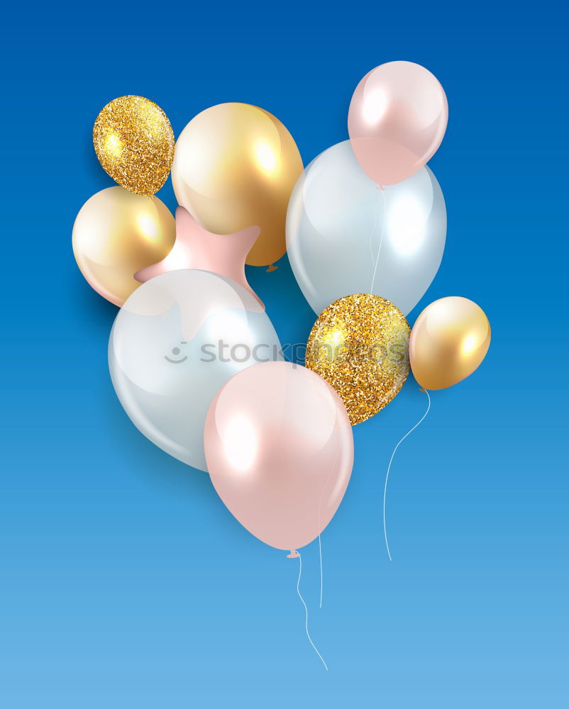 Similar – Luftballons rosa