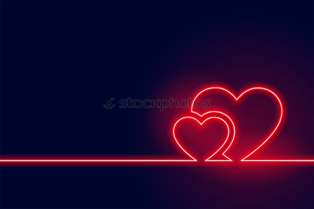 Similar – Image, Stock Photo Neon light in the shape of a red heart