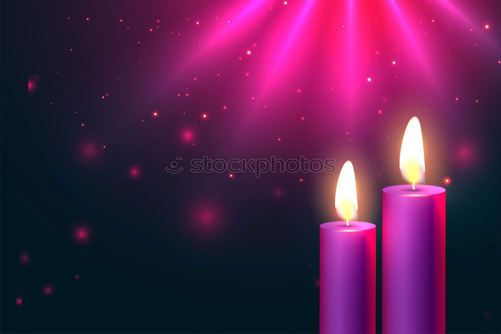 Similar – Image, Stock Photo Red candle with christmas decoration II