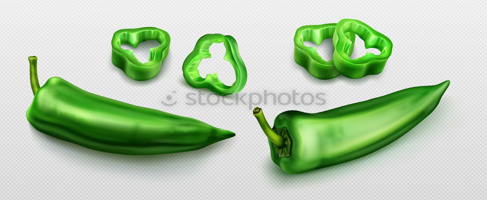 Similar – Bunch of fresh jalapeno hot chili peppers over green