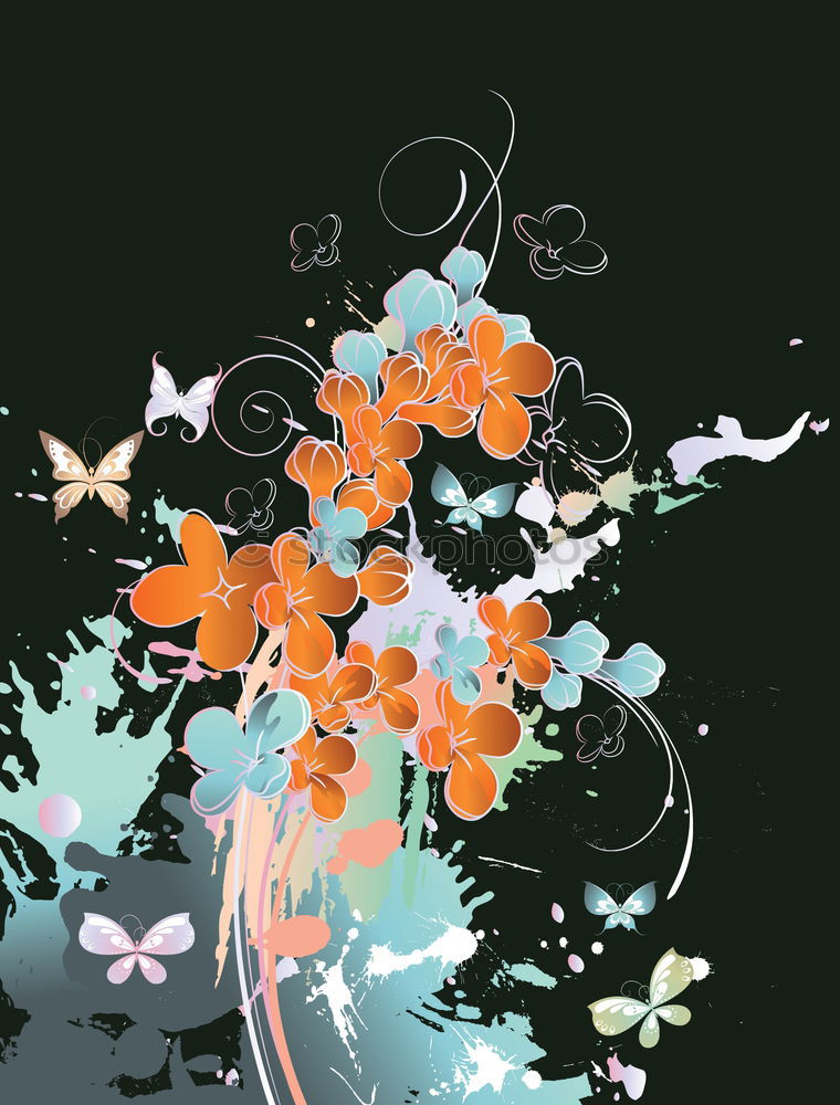Similar – Image, Stock Photo Autumn flowers and leaves for decoration