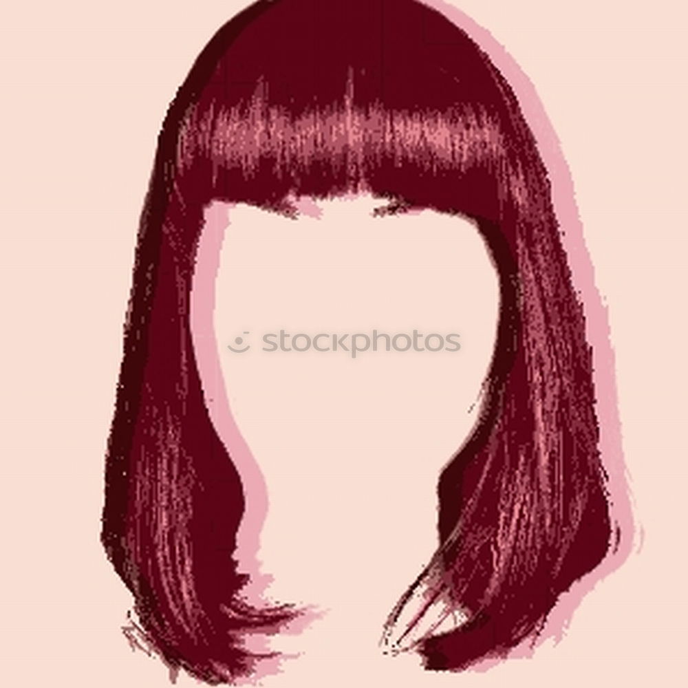 Similar – Image, Stock Photo bang your head Short Pink