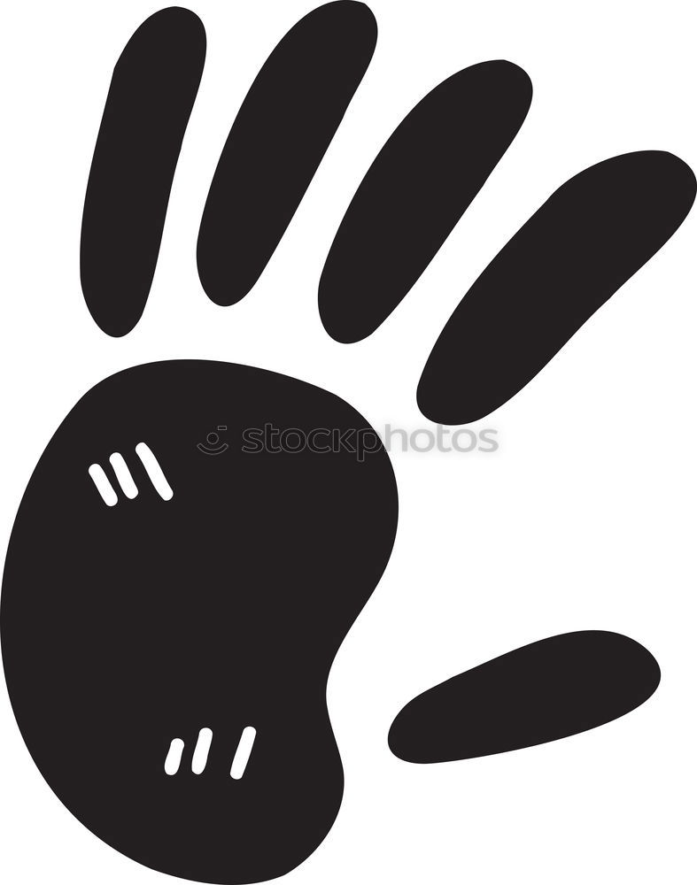 Similar – Hände (die schwarze Hand)