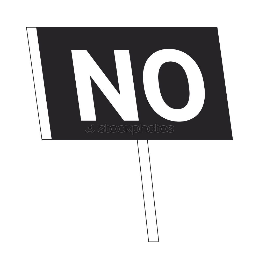 Similar – Image, Stock Photo Nope. Speech bubble