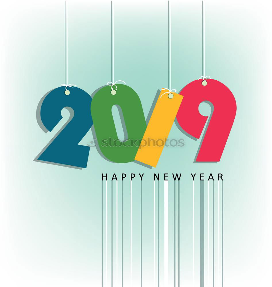 Similar – Image, Stock Photo happy new year Joy Happy