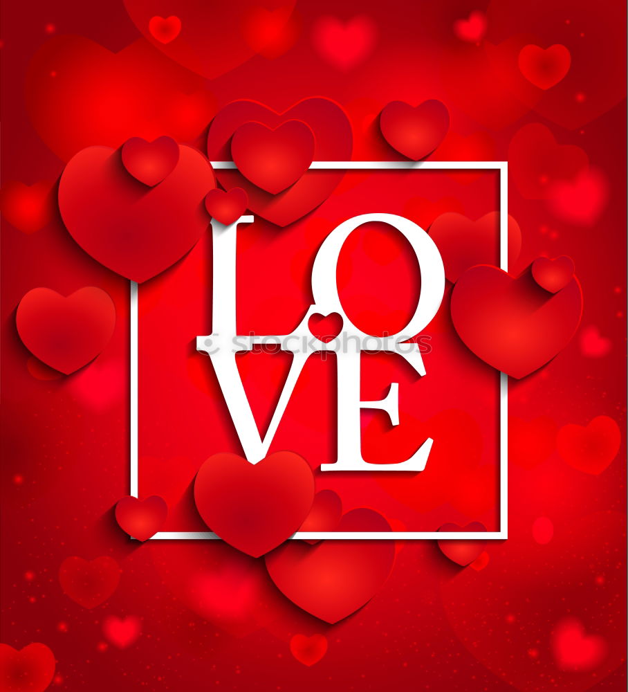 Similar – Image, Stock Photo Made with Love Characters