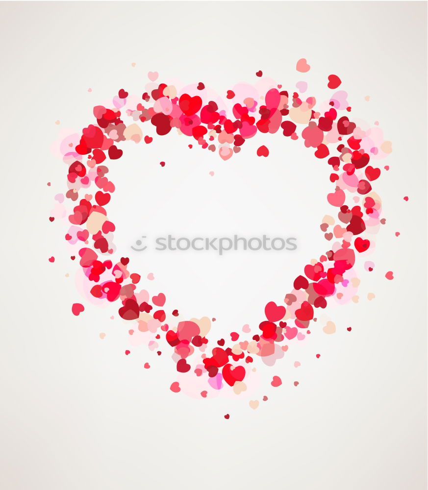 Similar – Image, Stock Photo Circle on Christmas Decoration Ornaments, red on white