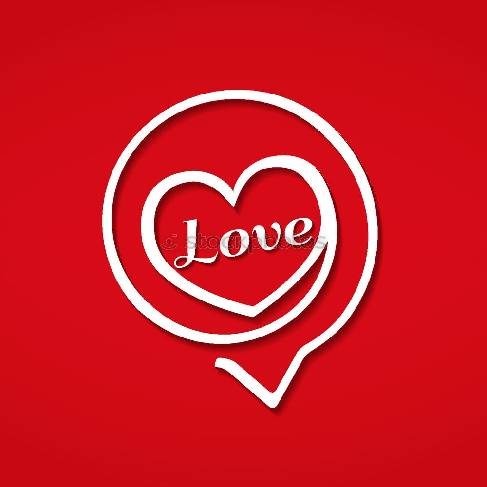 Image, Stock Photo Made with Love Characters