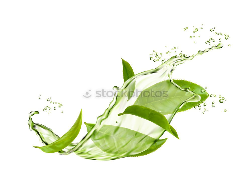 Similar – Image, Stock Photo Glass with drinking straw and green syringe Summer drink