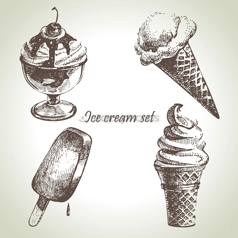 Similar – Image, Stock Photo ice cream Ice cream