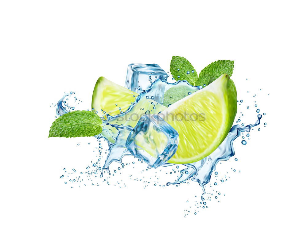 Similar – Image, Stock Photo Homemade refreshing drink with lemon juice and mint