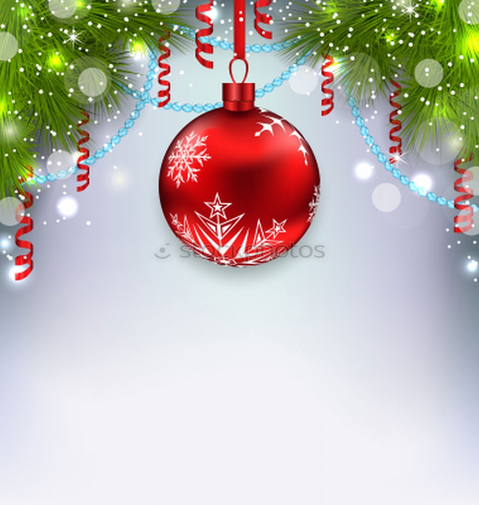 Similar – Image, Stock Photo Glass Christmas ball with heart on bokeh background