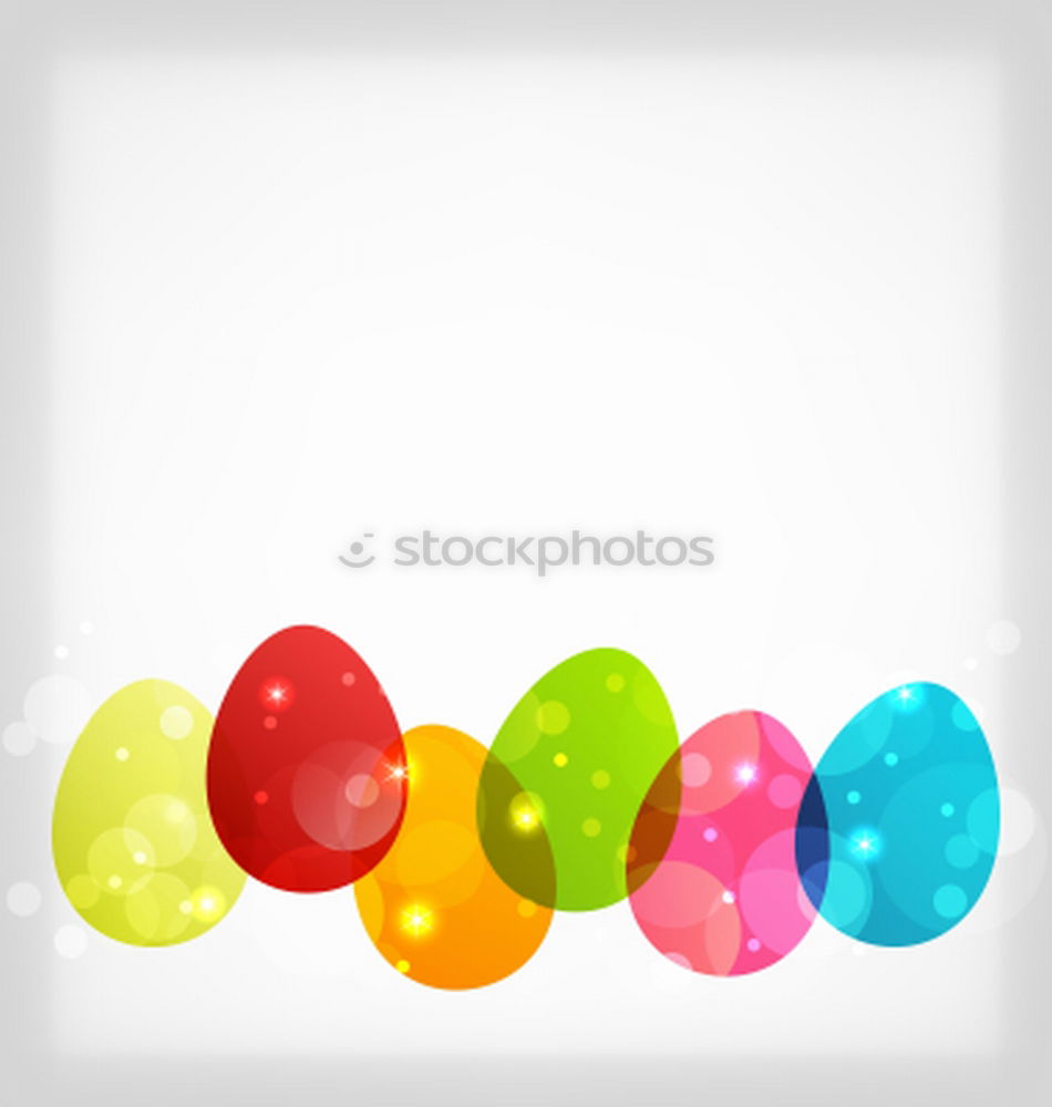 Similar – Image, Stock Photo Easter circle Colour wheel