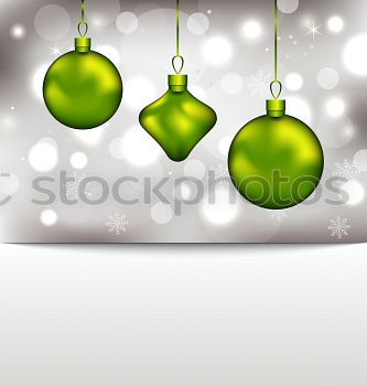 Similar – Image, Stock Photo Two Hanging Christmas Balls