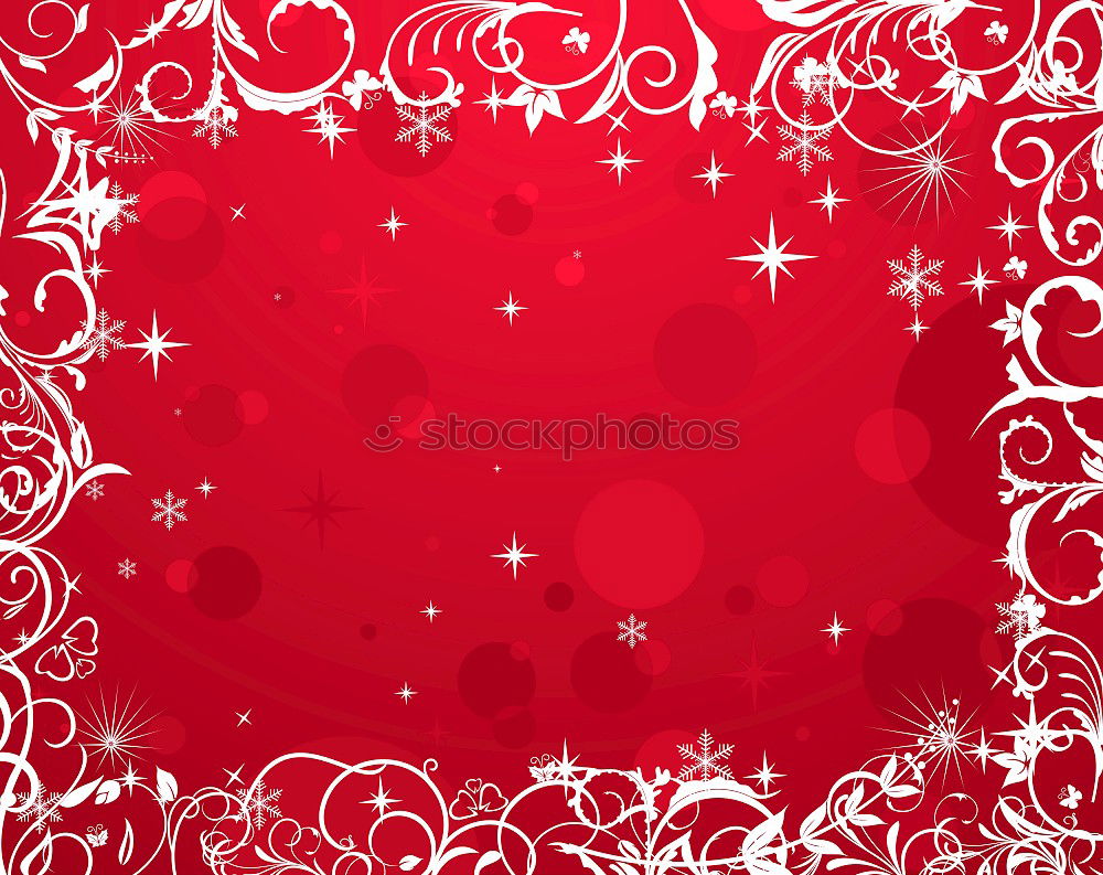 Similar – Red and white gift on red background. Copyspace