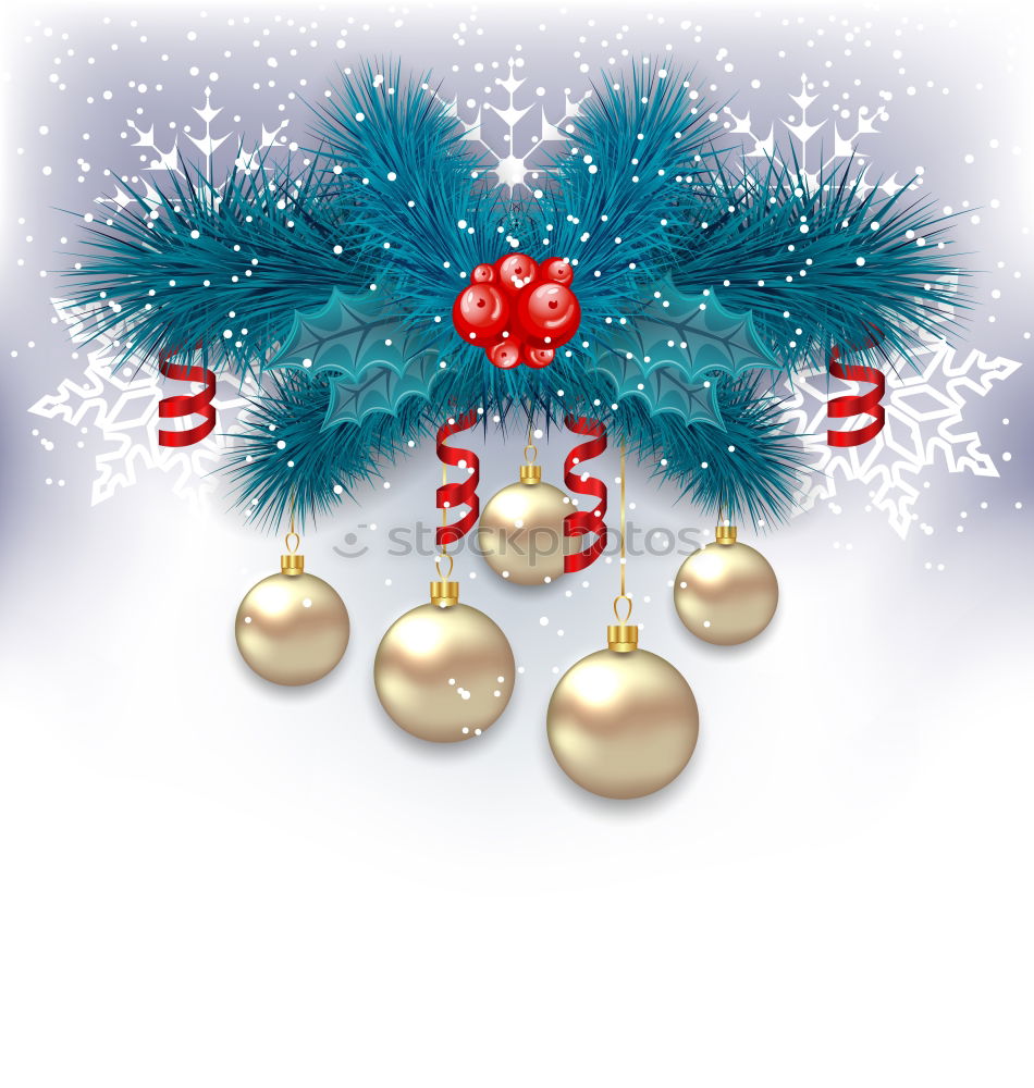 Similar – Image, Stock Photo Glass Christmas ball with heart on bokeh background