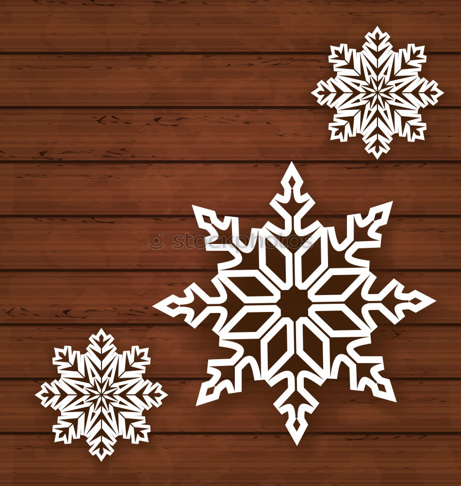 Similar – Image, Stock Photo Big wooden snowflake.