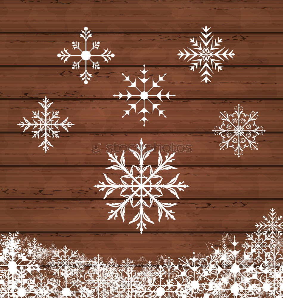 Similar – Image, Stock Photo Big wooden snowflake.