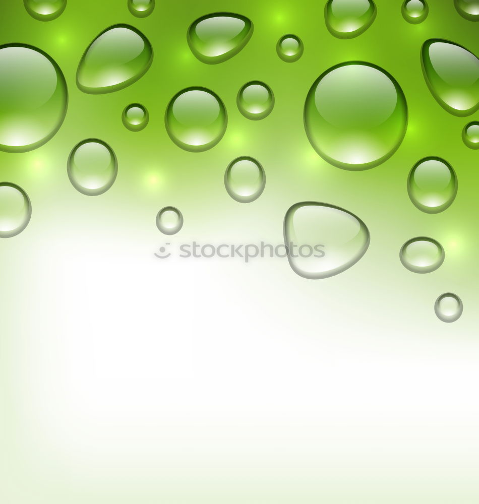 Image, Stock Photo Drops on a leaf Leaf Green