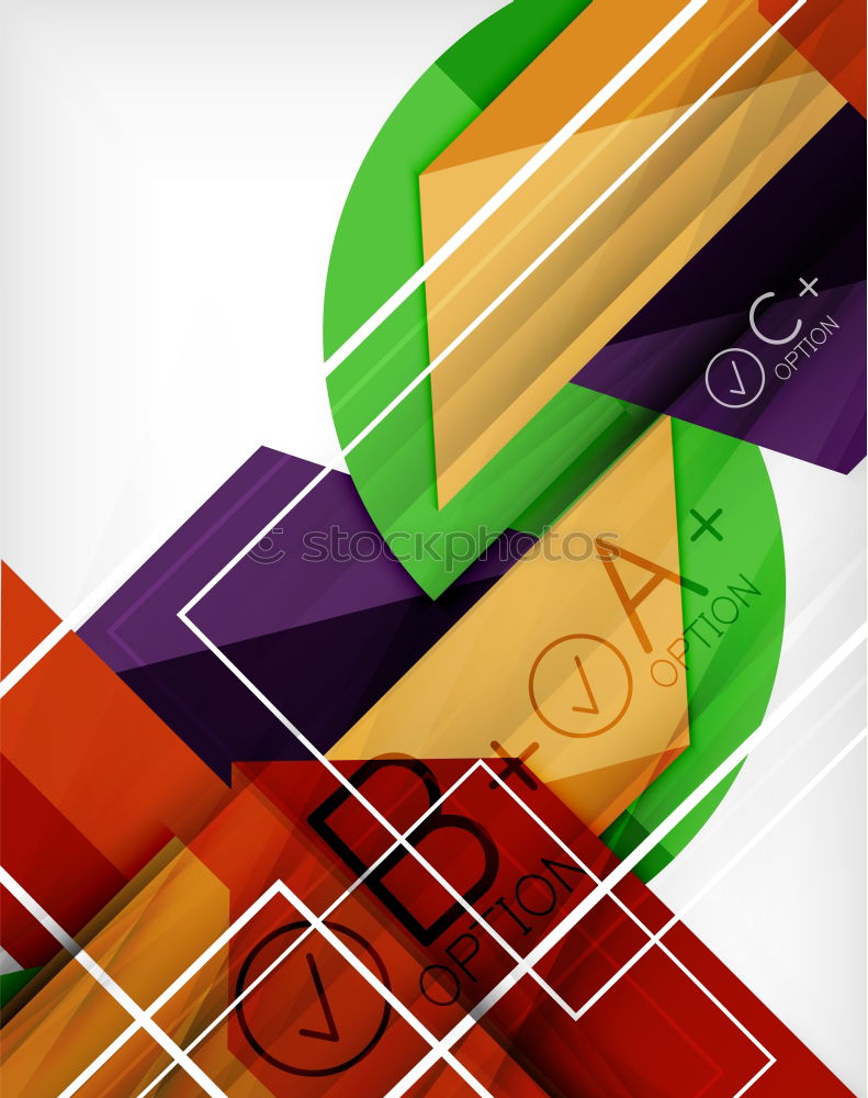 Similar – Image, Stock Photo Vibrant colors palette paper design. Geometric shapes.