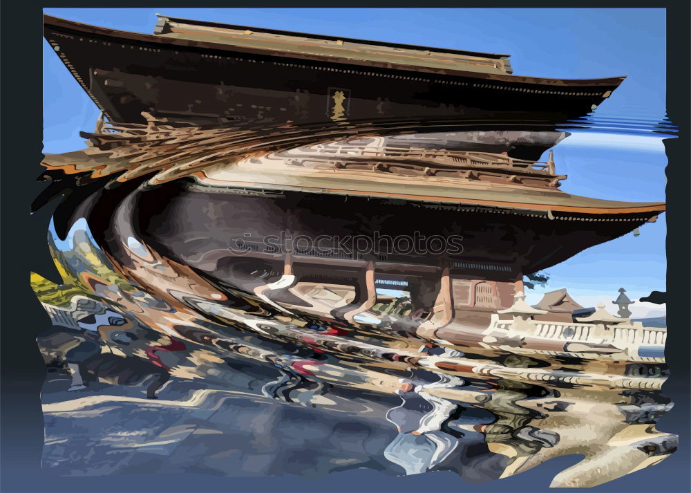 Similar – Image, Stock Photo Colorful traditional Asian building