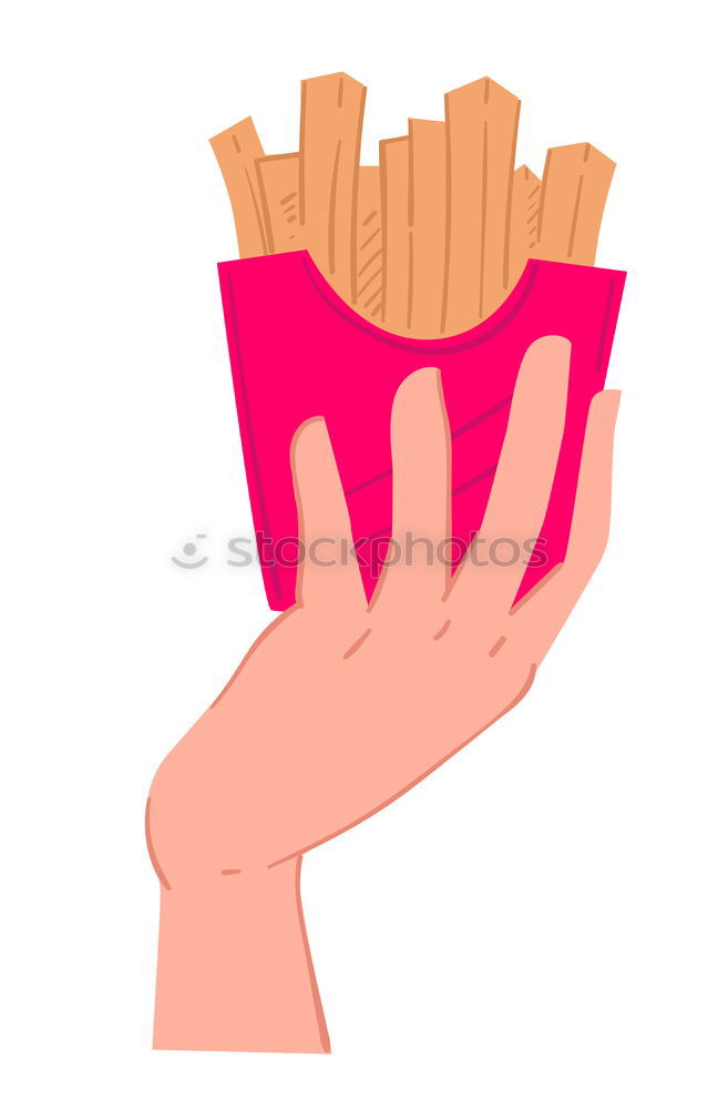 Similar – Image, Stock Photo fries Food Nutrition Lunch