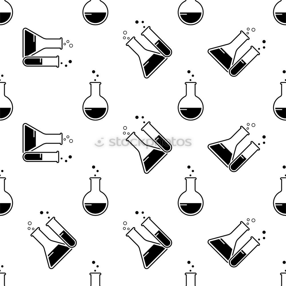 Similar – Image, Stock Photo Glass bottles and flasks in a laboratory