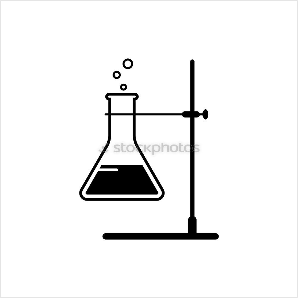 Similar – Image, Stock Photo Glass bottles and flasks in a laboratory