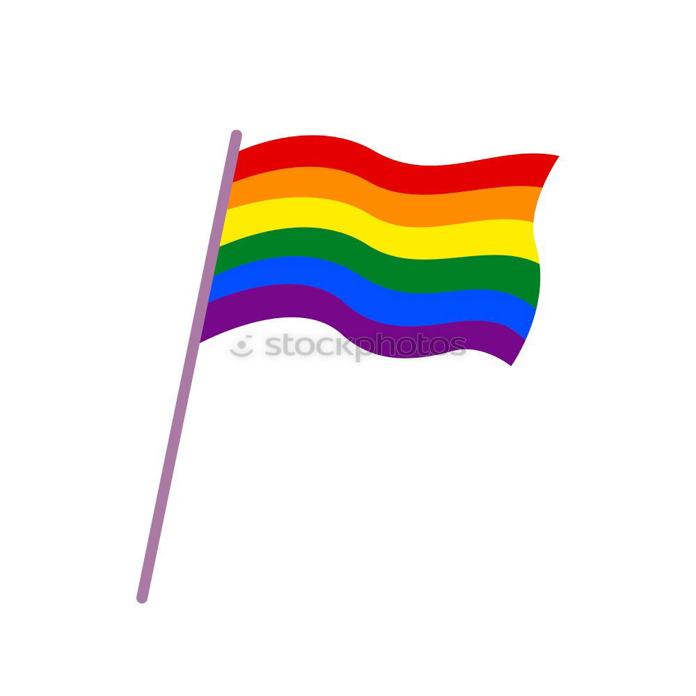 Similar – Image, Stock Photo Rainbow flag as symbol of the lesbian and gay movement