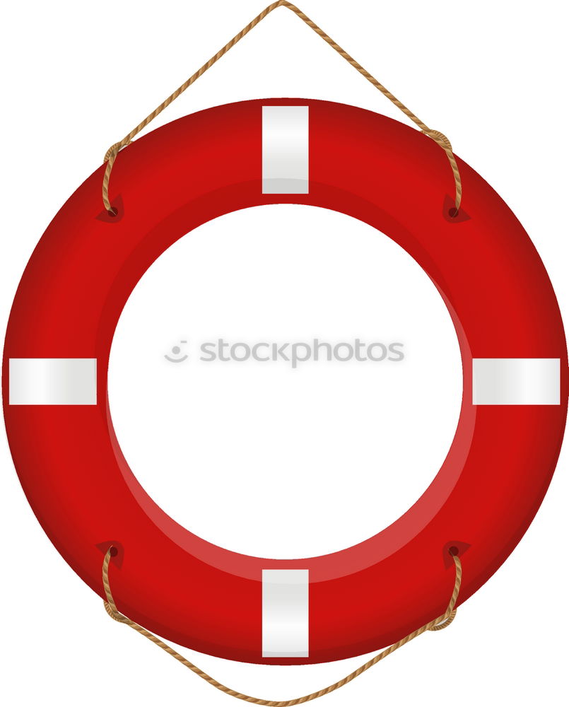 Image, Stock Photo lifebelt Life belt Rescue