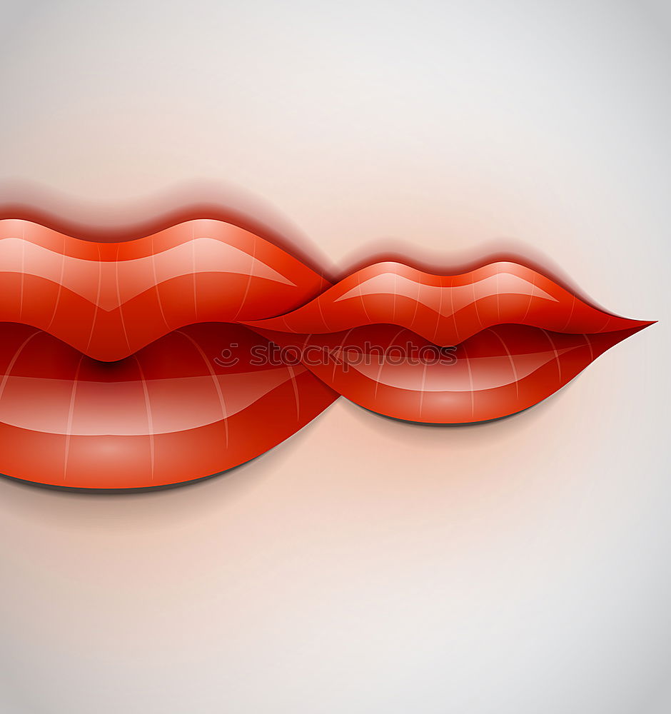 Similar – kissing mouthfulness Art