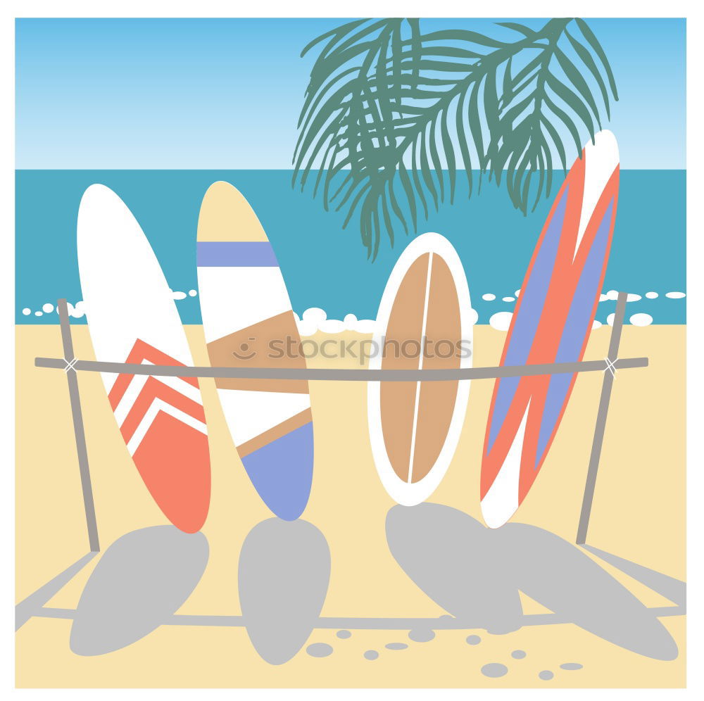 Similar – Image, Stock Photo A summer day Ocean Beach