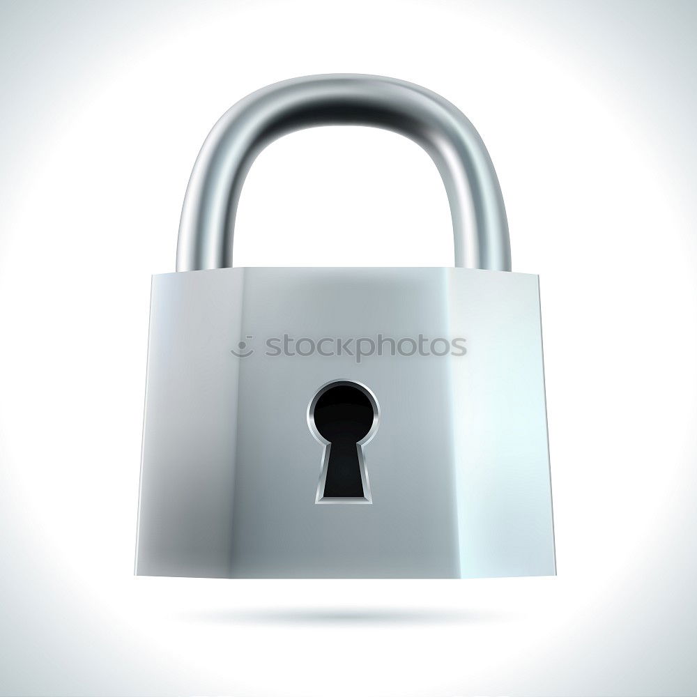 Similar – Mobile phone lock open