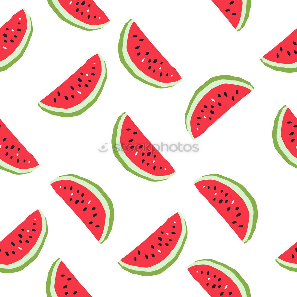 Similar – Slices of watermelon on a plain surface painted in bright blue