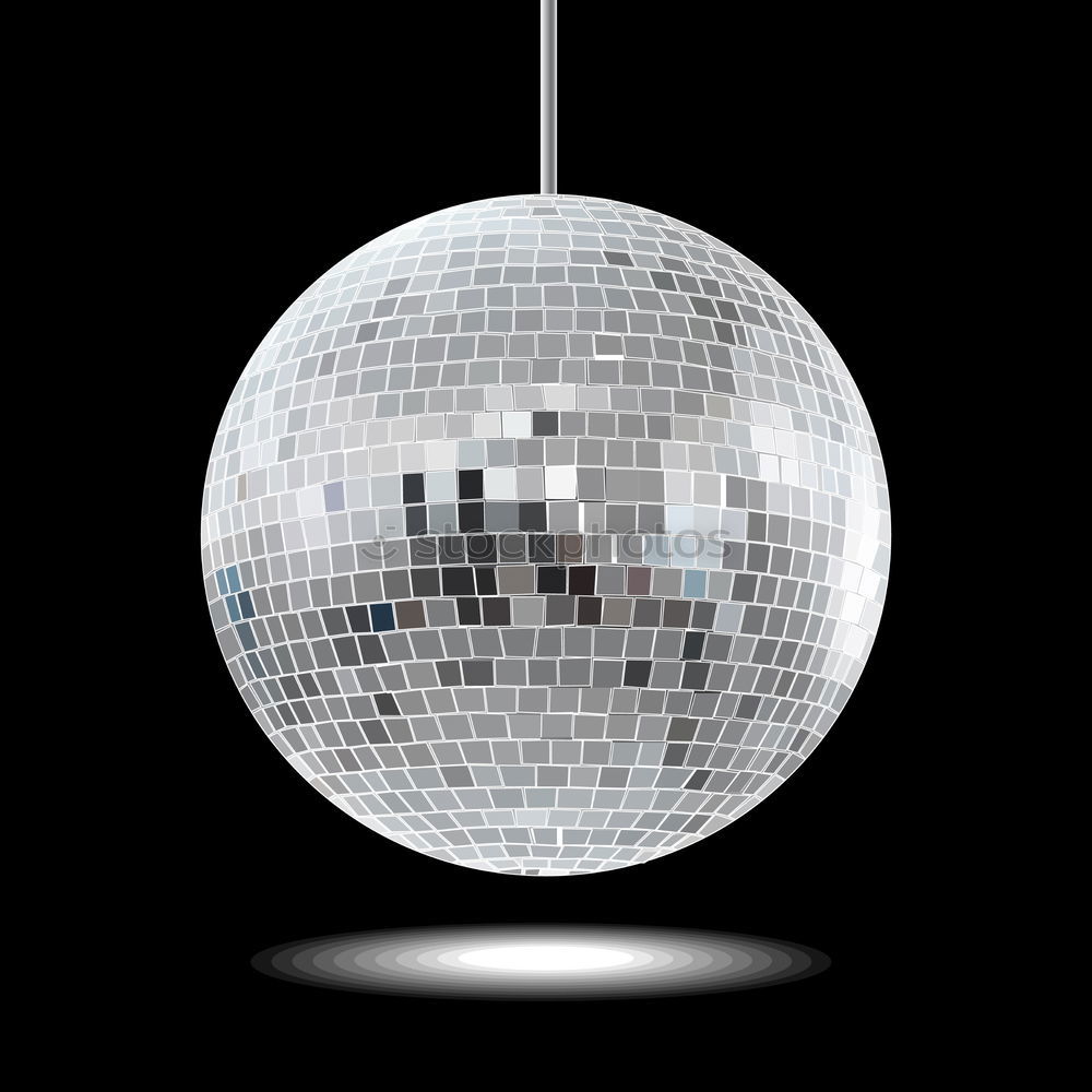 Similar – Image, Stock Photo Mirror ball retro background