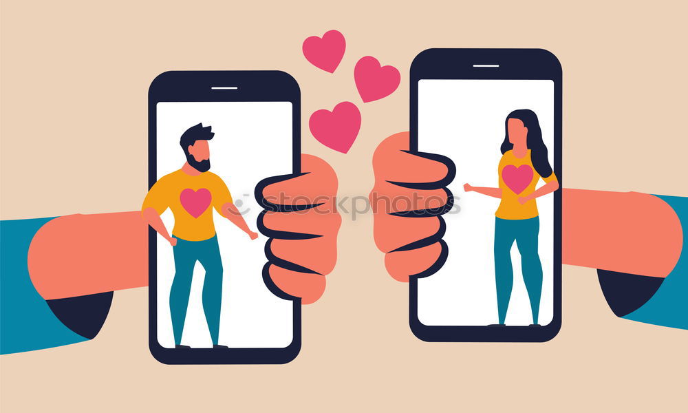 Similar – Image, Stock Photo Online Dating Style Design
