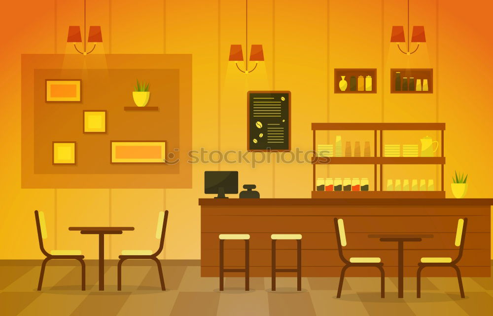 Similar – yellow and green Café