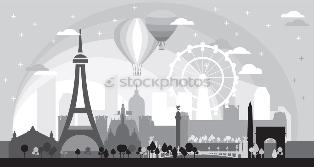 Image, Stock Photo France Paris Tower Point