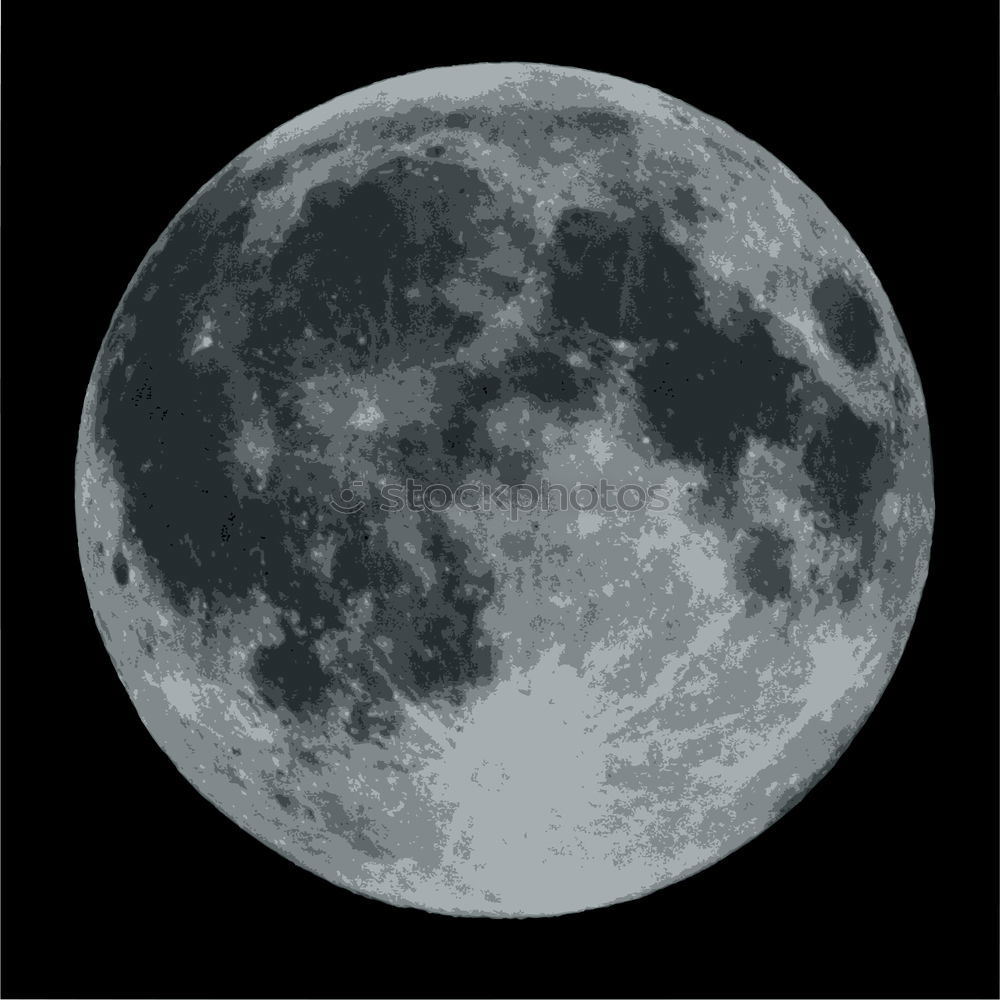 Image, Stock Photo Gibbous moon Education