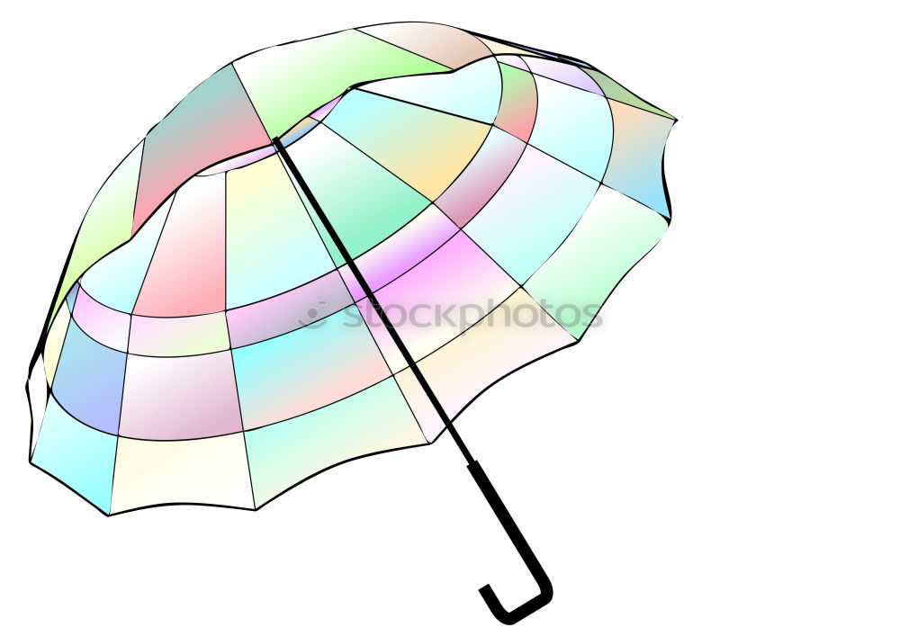 Similar – Rainbow Parasol