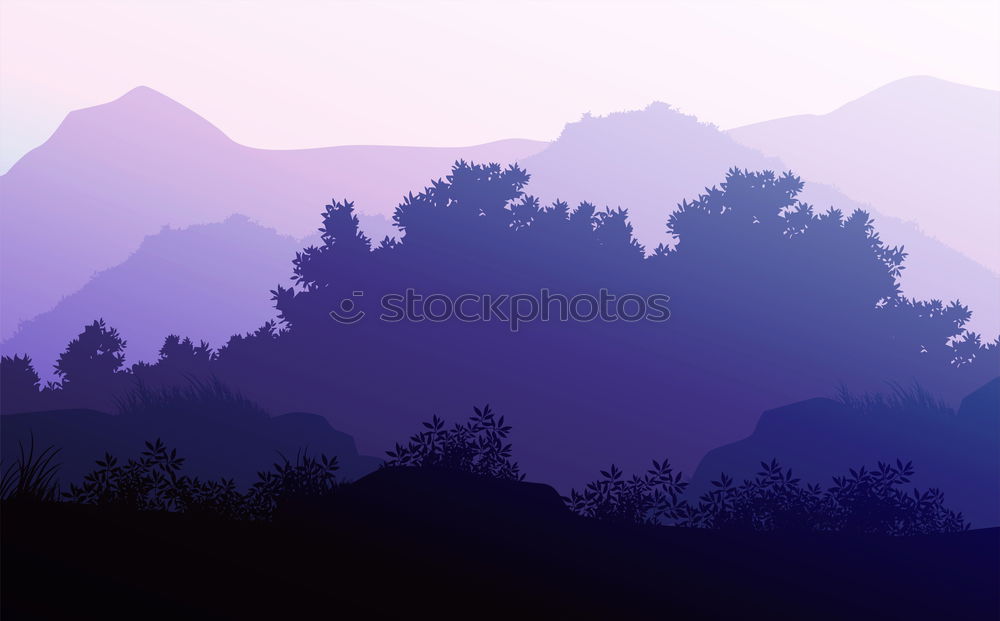 Similar – Flower meadow in front of mountain panorama