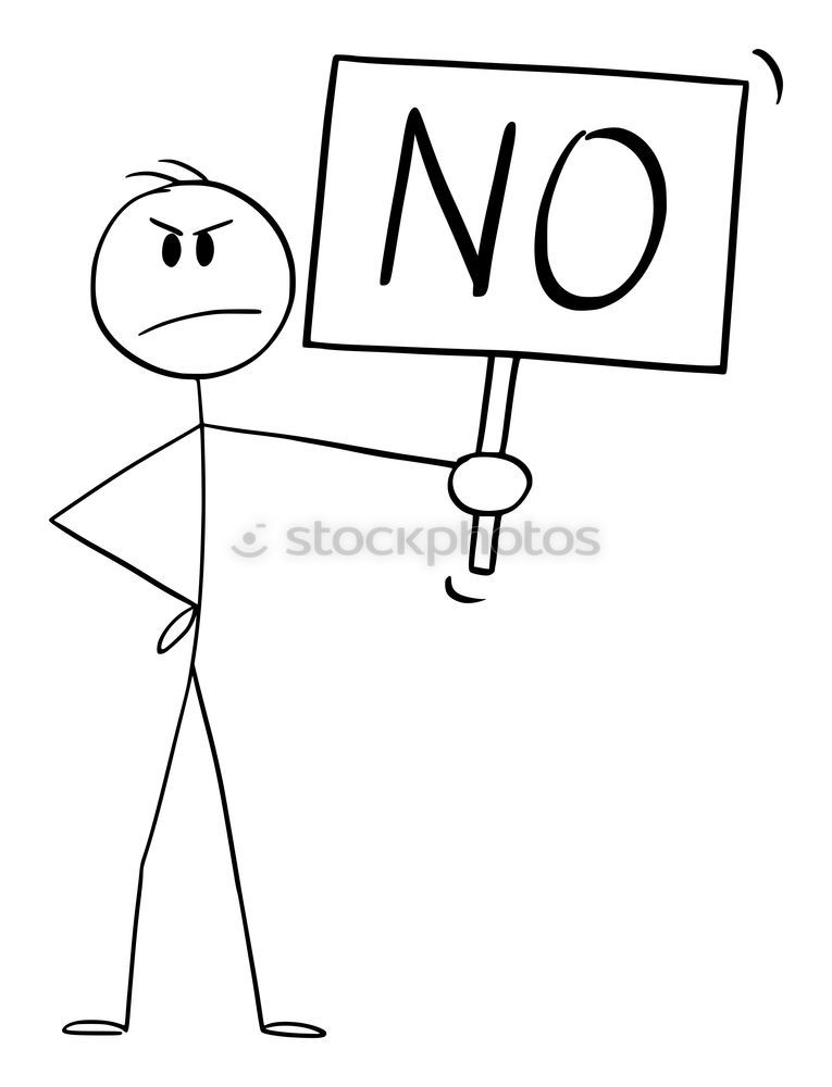 Similar – Image, Stock Photo Nope. Speech bubble