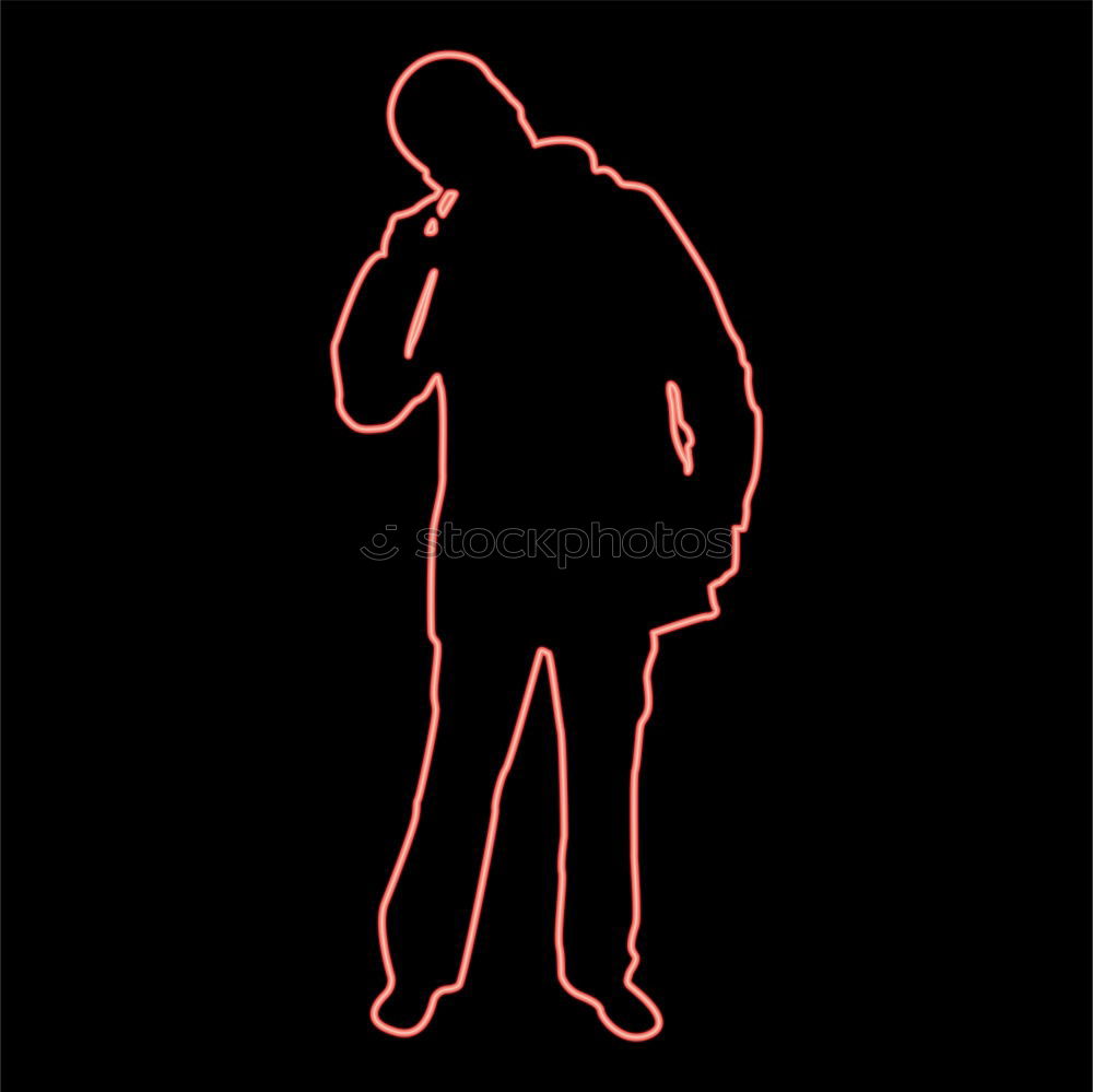 Similar – Image, Stock Photo nocturnal Human being