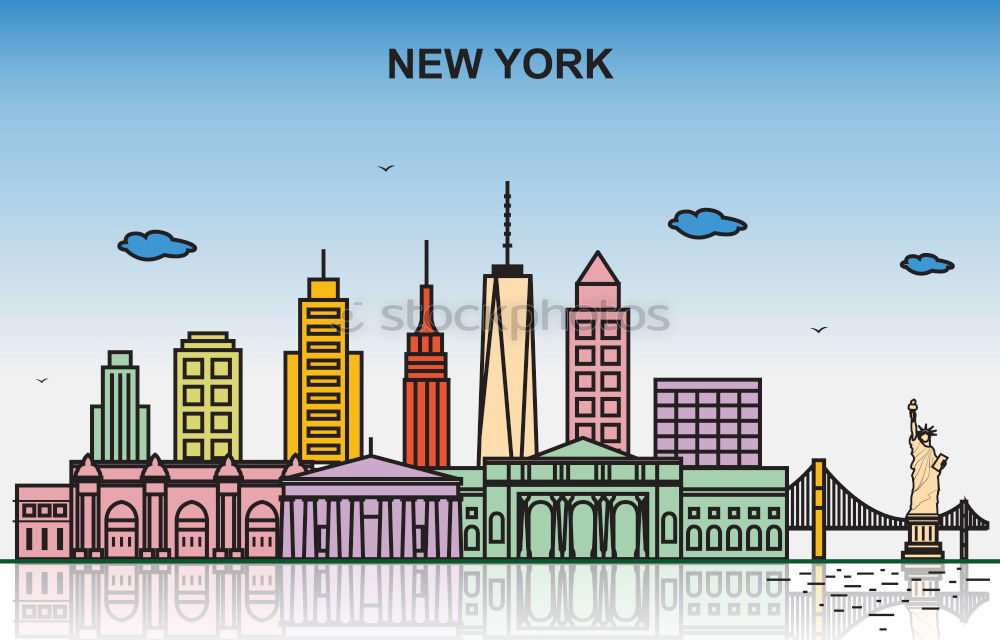 Similar – Skyline New York Manhattan