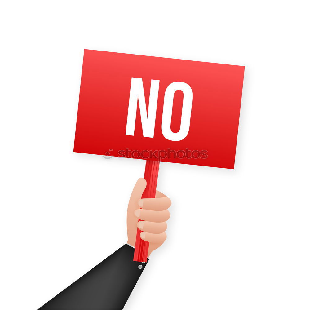 Similar – Image, Stock Photo Nope. Characters